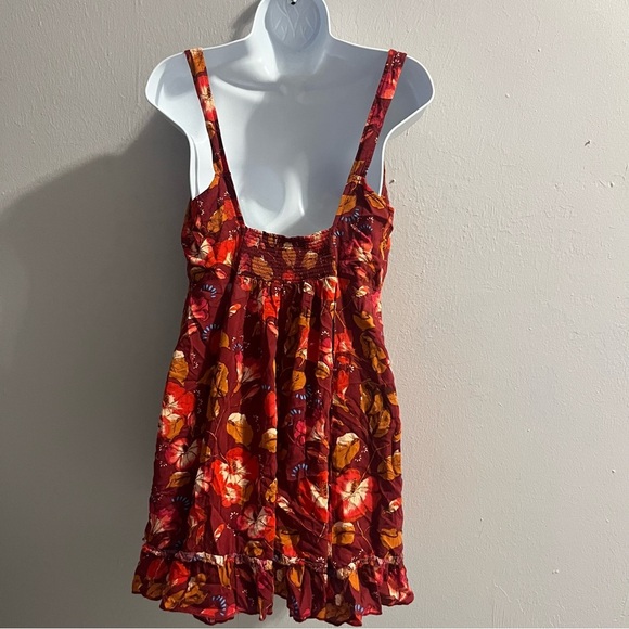 Free People 'Lattice Lovers' Lace-Up Minidress Medium - Picture 8 of 14